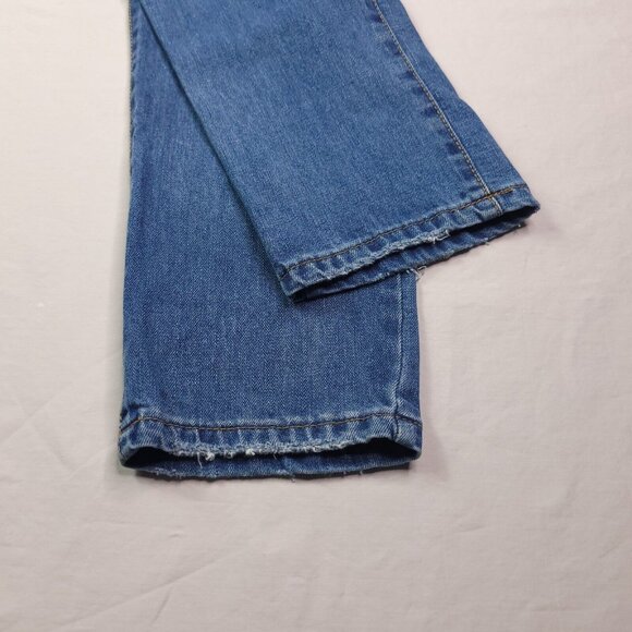 RSQ Womens Vintage Mom Jeans 26 Mid Rise Medium Wash Holes Distressed - Picture 6 of 9